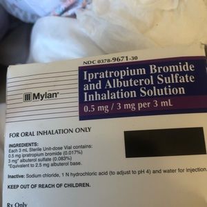 Mylan inhalation only. New in box exp. 3/23